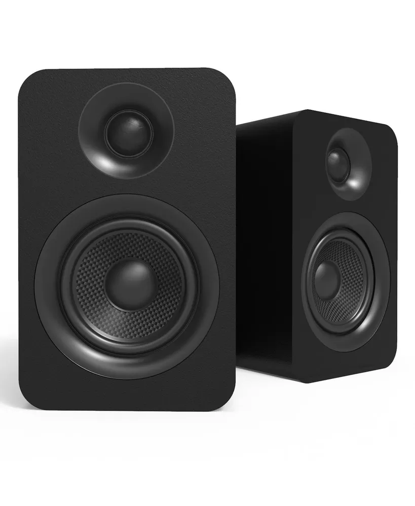 Kanto YUP4 Passive Bookshelf Speakers with 1" Silk Dome Tweeter and 4" Kevlar Woofer - Pair