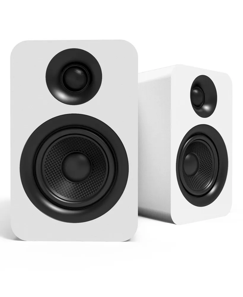 Kanto YUP4 Passive Bookshelf Speakers with 1" Silk Dome Tweeter and 4" Kevlar Woofer - Pair