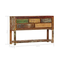 Sideboard 47.2"x11.8"x29.5" Solid Reclaimed Wood
