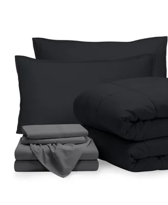 Bare Home Ultra-Soft Bed-in-a-Bag Comforter Set Queen
