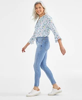 Style & Co Women's Mid-Rise Curvy Skinny Jeans, Created for Macy's