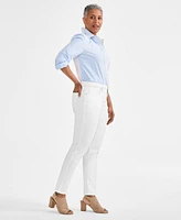 Style & Co Petite Mid-Rise Curvy Skinny Jeans