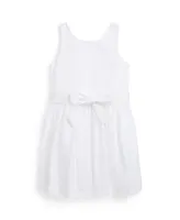 Polo Ralph Lauren Toddler and Little Girls Ottoman-Ribbed Cotton Dress
