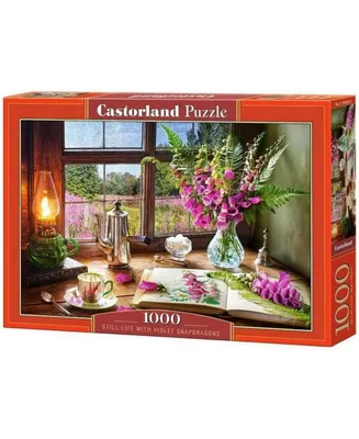 Castorland Still Life with Violet Snapdragons 1000 Piece Jigsaw Puzzle