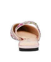 Betsey Johnson Women's Vance Rhinestone Slingback Evening Flats