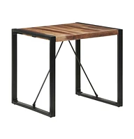 vidaXL Dining Table 31.5"x31.5"x29.5" Solid Wood