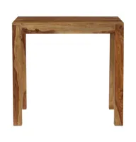 Dining Table Solid Sheesham Wood 32.3"x31.5"x29.9"