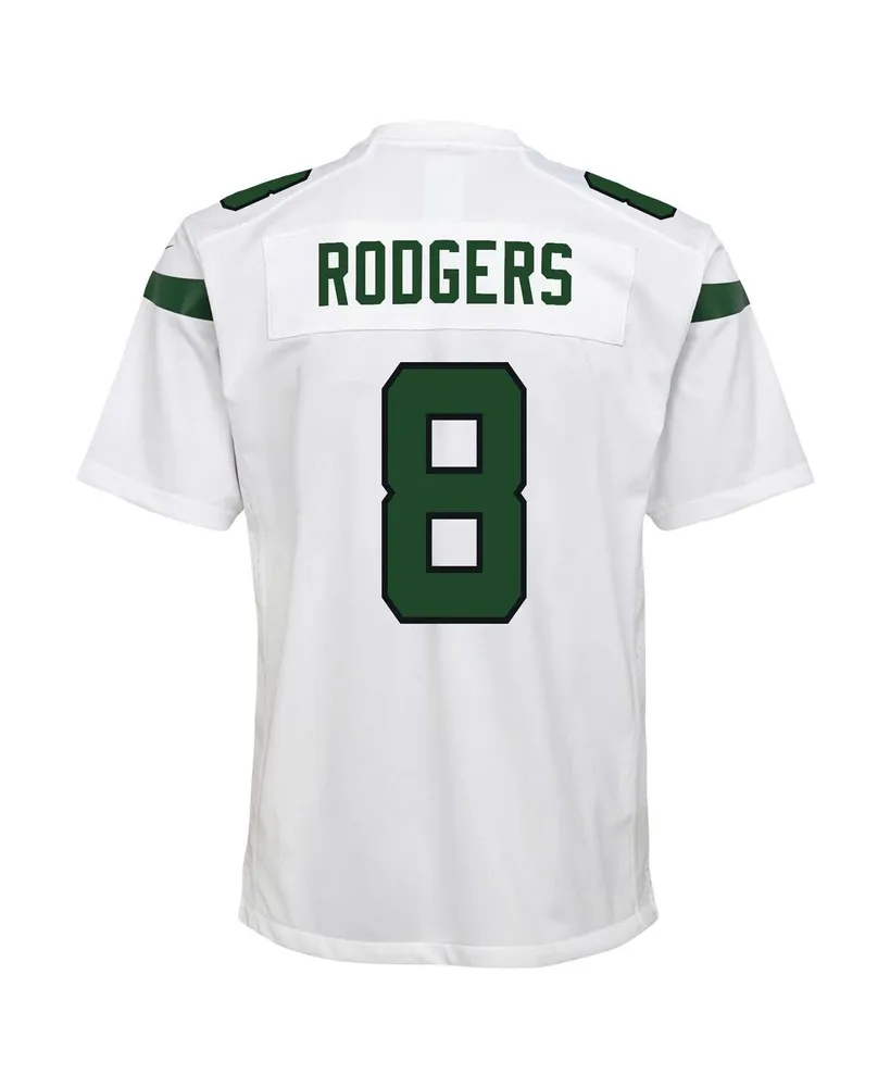 Big Boys Nike Aaron Rodgers White New York Jets Game Jersey