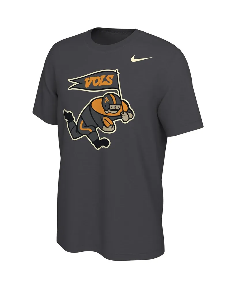 Men's Nike Anthracite Tennessee Volunteers Football Man Smokey T-shirt