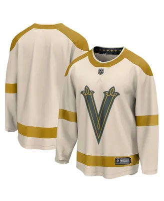 Men's Fanatics Cream Vegas Golden Knights 2024 Nhl Winter Classic Breakaway Jersey