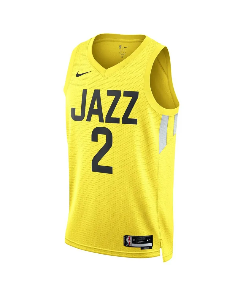 Men's and Women's Nike Collin Sexton Gold Utah Jazz Swingman Jersey - Icon Edition