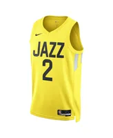 Men's and Women's Nike Collin Sexton Gold Utah Jazz Swingman Jersey - Icon Edition