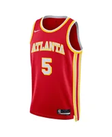 Men's and Women's Nike Dejounte Murray Red Atlanta Hawks Swingman Jersey - Icon Edition