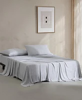 Calvin Klein Modern Melange Cotton Tencel Jersey 4-Pc. Sheet Set