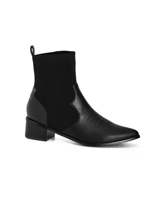 Women's Wide Fit Kylie Ankle Boot - black