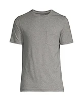 Lands' End Men's Short Sleeve Cotton Supima Tee With Pocket