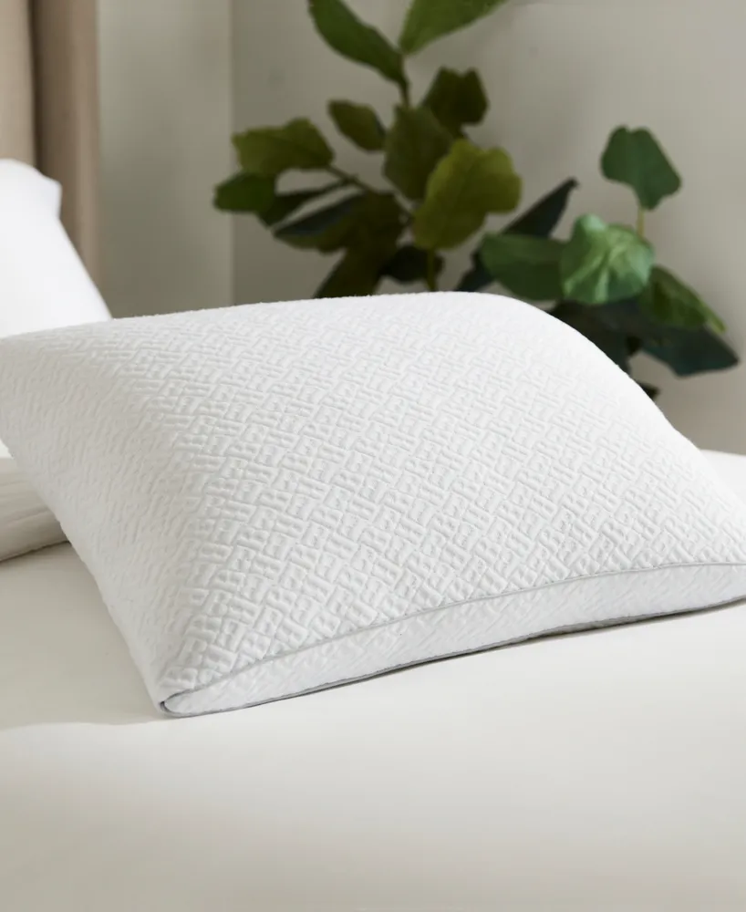 Brookstone 3 Layer Adjust Allergy Friendly Fill Pillow, 18.5 x 26.5