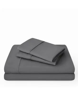 Bare Home Ultra-Soft Double Brushed Dual-Pocket Full Sheet Set