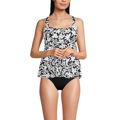 Lands' End Women's Ddd-Cup Flutter Scoop Neck Tankini Top