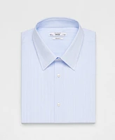 Mango Men's Regular-Fit Cotton Striped Dress Shirt