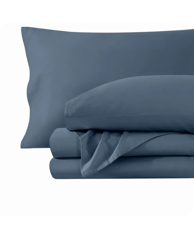 Bare Home Organic Cotton Sateen Sheet Set Queen