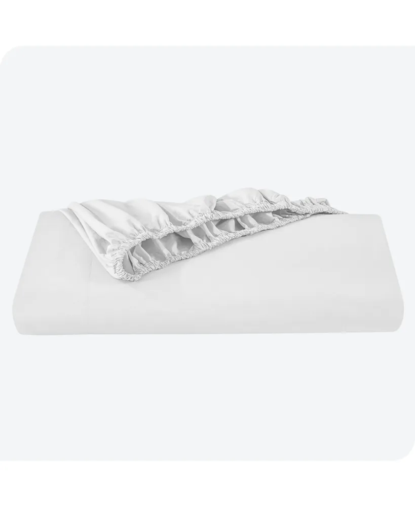 Bare Home Organic Cotton Percale Fitted Sheet California King