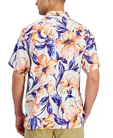 Tommy Bahama Men's St. Barts Blossom Floral-Print Button-Down Silk Camp Shirt