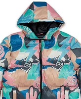 Reason Men's Pop Art Puffer Jacket