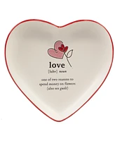 Certified International Valentine's Day Tidbit Plates, Set of 4
