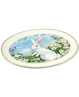 Certified International Easter Morning Oval Platter