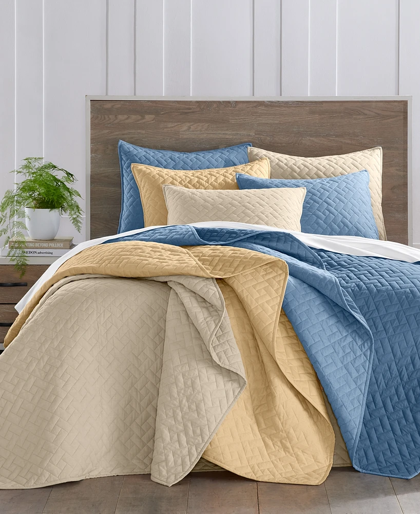 Charter Club Chambray Quilt, Full/Queen, Exclusively at Macy's