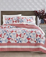 Charter Club Americana Heirloom Patchwork Quilt, Full/Queen, Created For Macy's