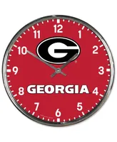 Wincraft Georgia Bulldogs Chrome Wall Clock