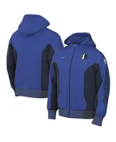 Men's Nike Blue Dallas Mavericks 2023/24 Authentic Showtime Full-Zip Hoodie