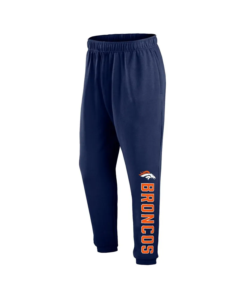 Men's Fanatics Navy Denver Broncos Big and Tall Chop Block Lounge Pants