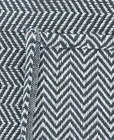 Melange Home Herringbone Cotton Blanket