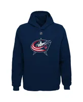 Big Boys Johnny Gaudreau Navy Columbus Blue Jackets Player Name and Number Hoodie