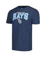 Men's Concepts Sport Charcoal, Navy Tampa Bay Rays Meter T-shirt and Pants Sleep Set