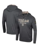 Men's Colosseum Charcoal Texas A&M Aggies Oht Military-Inspired Appreciation Long Sleeve Hoodie T-shirt