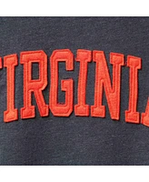 Women's Pressbox Navy Virginia Cavaliers Two-Hit Canyon Long Sleeve T-shirt