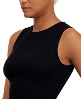 Hippie Rose Juniors' Seamless Crewneck Ribbed Tank