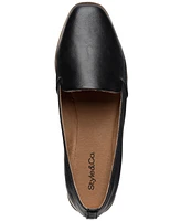 Style & Co Women's Ursalaa Square-Toe Loafer Flats, Created for Macy's