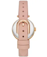 kate spade new york Women's Holland Three Hand Pink Leather Watch 28mm