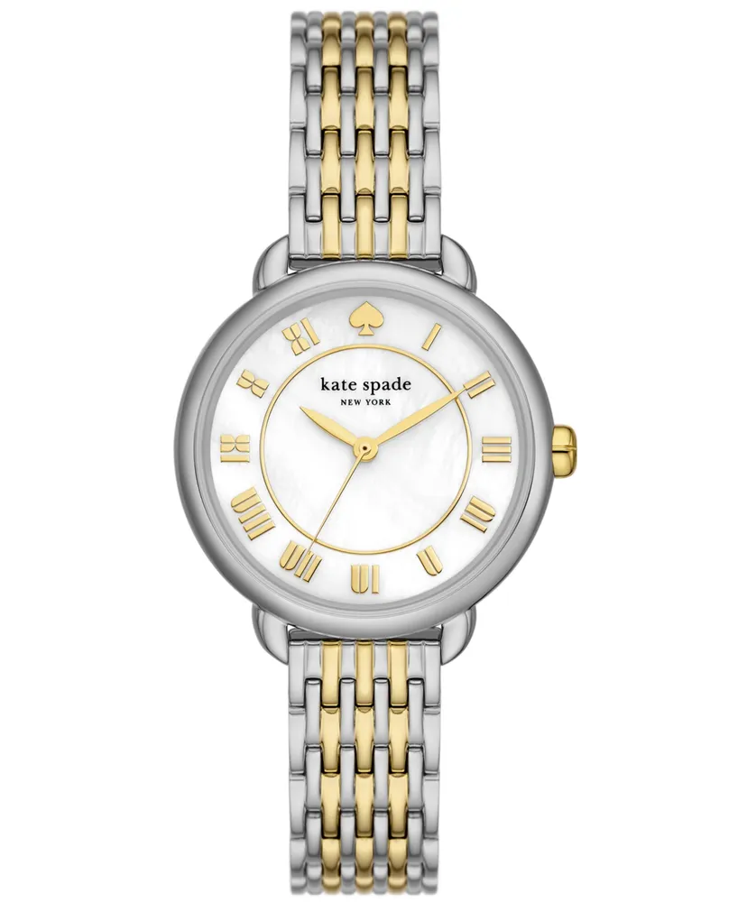 kate spade new york Women's Lily Avenue Three Hand Two-Tone Stainless Steel Watch 34mm - Two