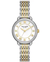 kate spade new york Women's Lily Avenue Three Hand Two-Tone Stainless Steel Watch 34mm - Two