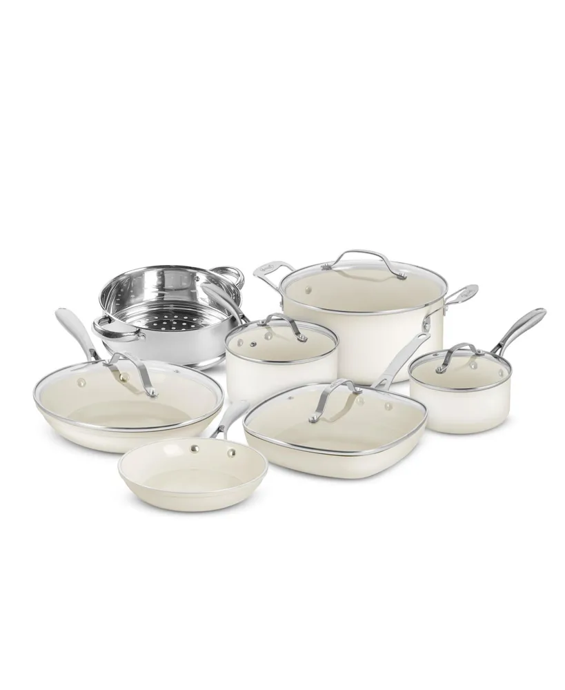 Gotham Steel Natural Collection Ceramic Coating Non-Stick 12-Piece Cookware Set