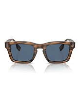 Burberry Men's Low Bridge Fit Sunglasses BE4403F