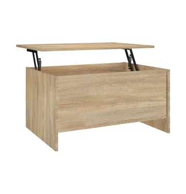 Coffee Table Sonoma Oak 31.5"x21.9"x16.3" Engineered Wood