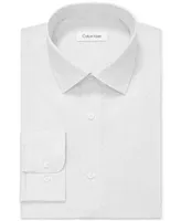 Calvin Klein Men's Steel+ Slim Fit Stretch Wrinkle Resistant Dress Shirt