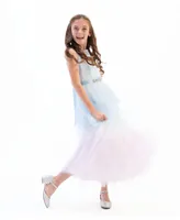 Rare Editions Big Girls Ombre Maxi Party Dress